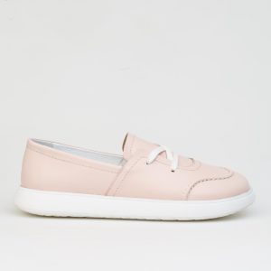 Pink Lace Up Trainers Flamingo Color Sneakers Women's