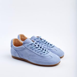 Women S Light Blue Suede Sneakers Runners Casual