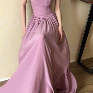 Maxi Cottagecore Dress Renaissance Puff Sleeve Gown Vintage